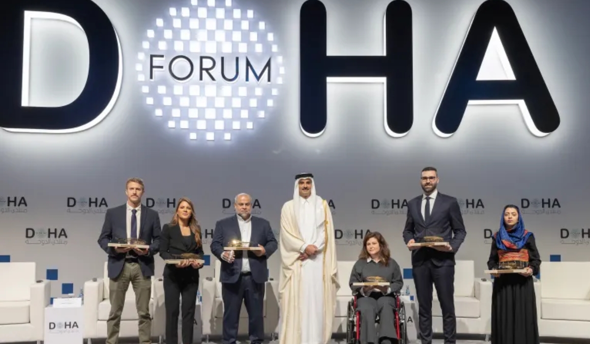 Amir Sheikh Tamim bin Hamad Al-Thani Opens Doha Forum 2024